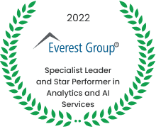 Everest Group names Quantiphi as a Specialist Leader and Star Performer in Analytics and AI Services Everest Group names Quantiphi as a Specialist Leader and Star Performer in Analytics and AI Services