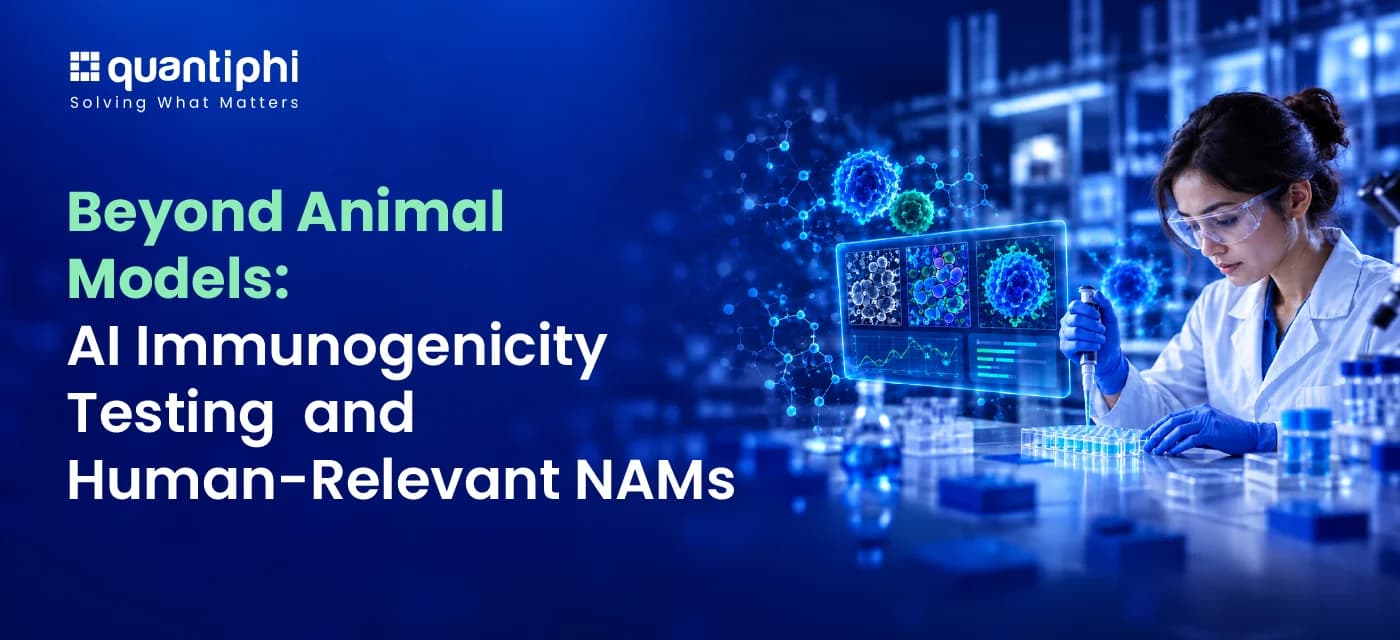 Beyond Animal Models: AI Immunogenicity Testing and Human-Relevant NAMs